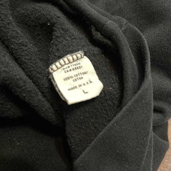 “Hello Los Angeles” sweatshirt. Lg. Wider collar for slightly off shoulder look. - Picture 5 of 5